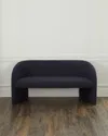 Massoud Reynoso Upholstered Settee In Blue