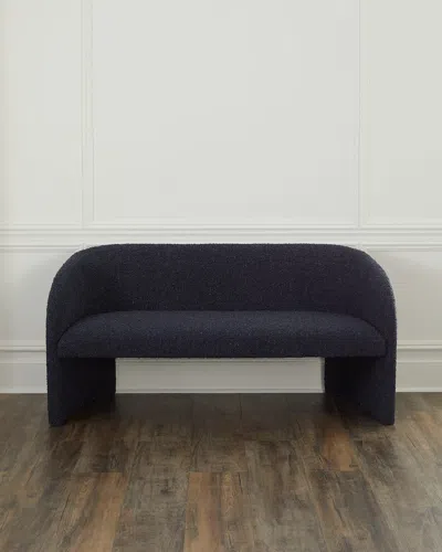 Massoud Reynoso Upholstered Settee In Blue