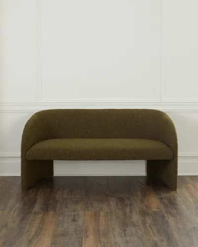Massoud Reynoso Upholstered Settee In Moss