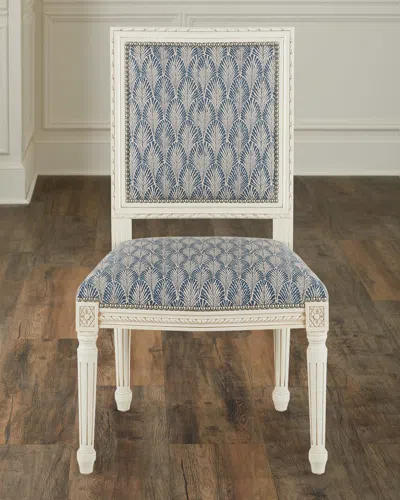 Massoud Roan Dining Chair In Blue