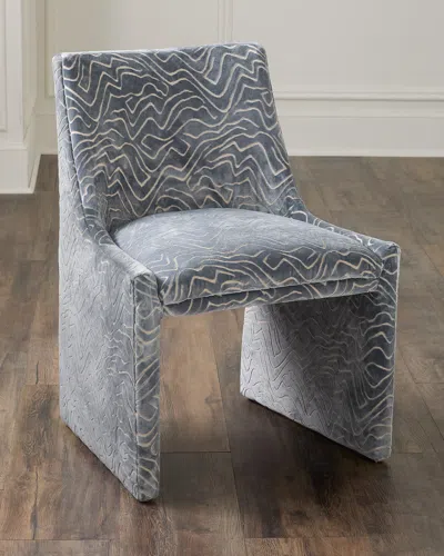 Massoud Stratus Dining Side Chair In Gray