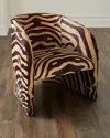 Massoud Tavi Hair On Hide Chair In Brown