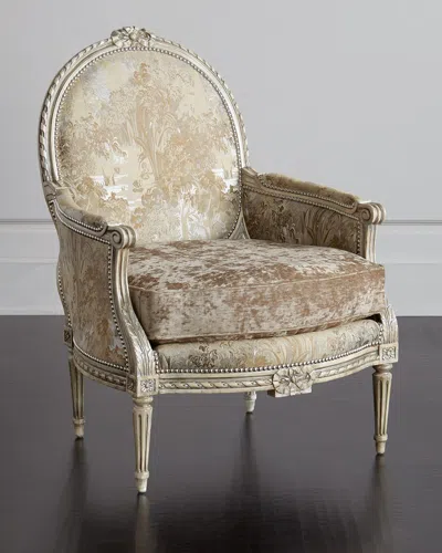 Massoud Tea Garden Chair In Soft Beige
