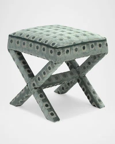 Massoud Thea Ottoman In Blue