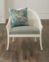 Massoud Welles Accent Cane Chair In Multi