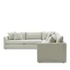 Massoud Wilmer 3 Piece Sectional In Monsieur Smoke