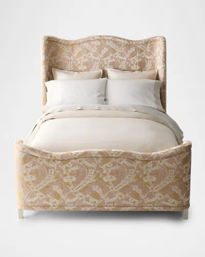 Massoud Zetta King Shelter Bed In Neutral