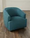 Massoud Zion Accent Chair In Blue