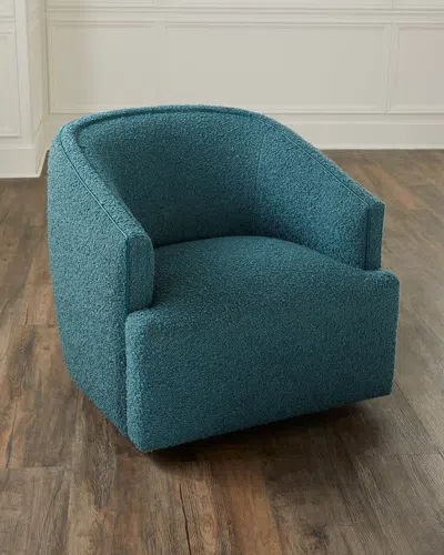 Massoud Zion Accent Chair In Blue