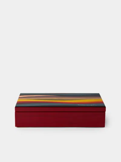 Mastellone Giuseppe Wood Inlay Jewelry Box In Animal Print