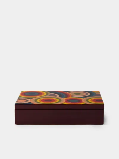 Mastellone Giuseppe Wood Inlay Jewelry Box In Multi