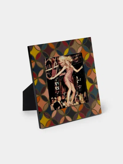 Mastellone Giuseppe Wood Inlay Photo Frame (5x7") In Multi