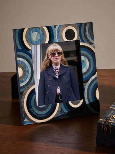 Mastellone Giuseppe Wood Inlay Photo Frame (5x7") In Multi