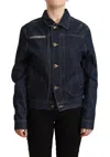 Master Coat Dark Blue Button Down Long Sleeves Denim Jacket