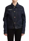 Master Coat Chic Dark Blue Denim Jacket In Blue