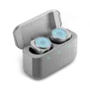 Master & Dynamic ® Mw09 Wireless Earphones In Turquoise And Silver/silver Aluminum Case