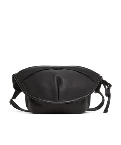 Master-piece Black Folding Cover Shoulder Bag