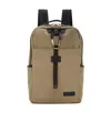 Master-piece Camel Two-way Zipper Backpack In Brown