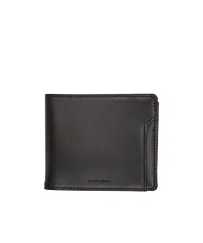 Master-piece Logo Folding Wallet In Black