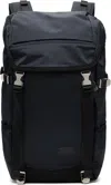 Master-piece Navy Lightning Flap Backpack In Navy