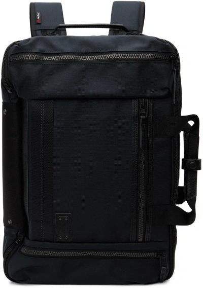 Master-piece Navy Rise Ver.2 3way Backpack In Black
