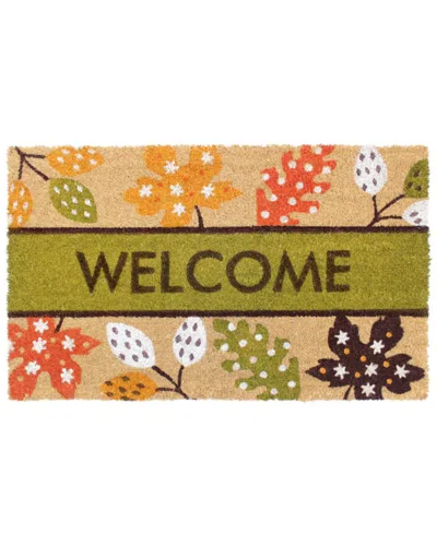 Master Weave Autumn Leaves Coir Doormat