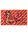 Master Weave Girl Power Coir Doormat