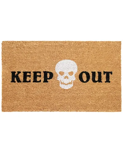 Master Weave Rug Smith Keep Out Doormat In Natural