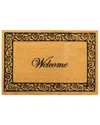 Master Weave Scroll Border Welcome Coir Doormat