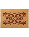 Master Weave Scroll Welcome Coir Doormat