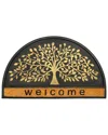 Master Weave Welcome Tree Half-round Doormat