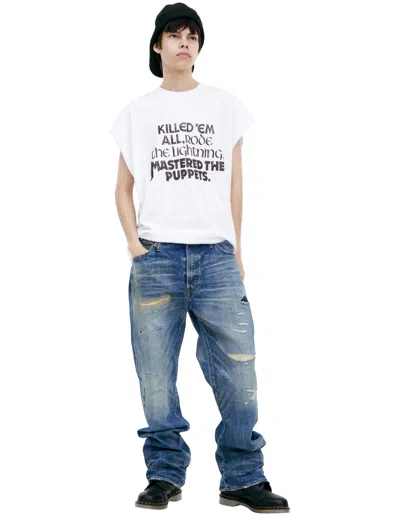 Mastercraft Union Straight Leg Jeans In Blue