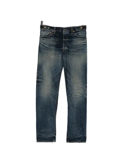 Mastercraft Union Edo Straight-leg Jeans In Blue