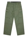 Mastercraft Union Embroidered Cargo Pants In Green