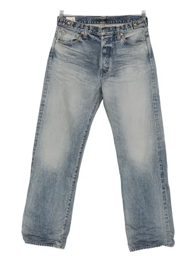 MASTERCRAFT UNION FADED-EFFECT FIVE-POCKET JEANS