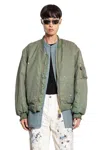 Mastercraft Union Kaiga Washed Nylon Bomber In Green