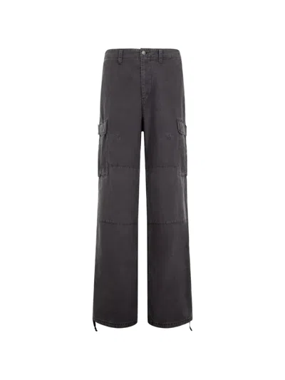 Mastercraft Union Midori Gold Leaf Repair Cargo Pants In Gray