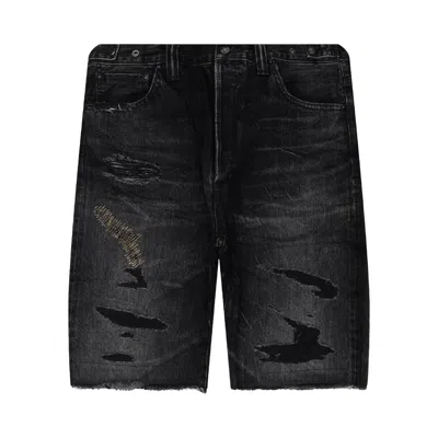 Pre-owned Mastercraft Union Short Rip/repair 'black' | Men's Size 34