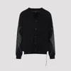 Mastermind Japan Cashmere Cardigan With V-neckline And Skull Motif In Black