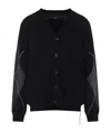 Mastermind Japan Cashmere Cardigan With V-neckline And Skull Motif In Black