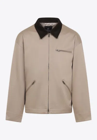 MASTERMIND JAPAN AVIATOR JACKET WITH SKULL-PRINT