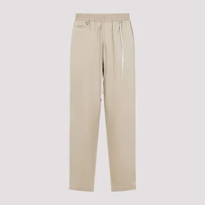 MASTERMIND JAPAN BEIGE EASY COTTON PANTS