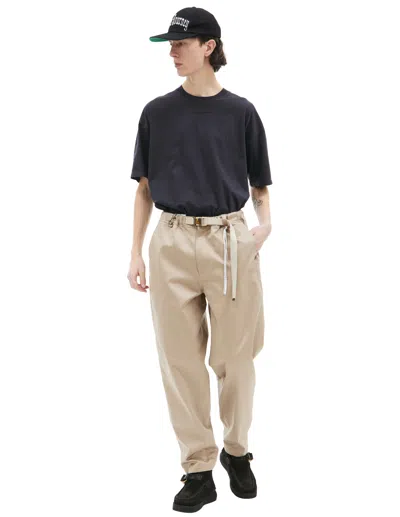 Mastermind Japan Beige Trousers With Belt