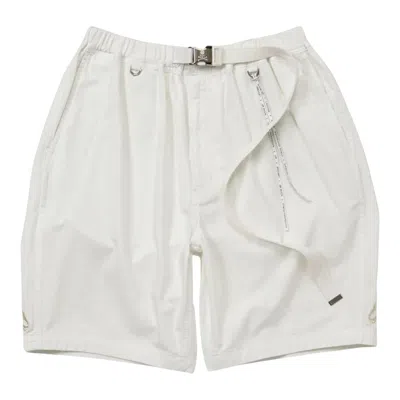 Mastermind Japan Belted Easy Denim Shorts In White