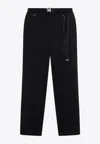 Mastermind Japan Belted Regular Easy Pants In Black