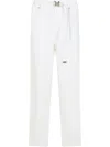 Mastermind Japan Regular Fit Belted Easy Pants In White