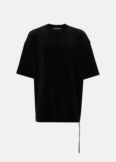 Mastermind Japan Skull-print Velour T-shirt In Black