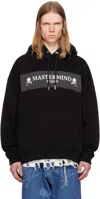 Mastermind Japan Grid-motif Long-sleeve Hoodie In Black