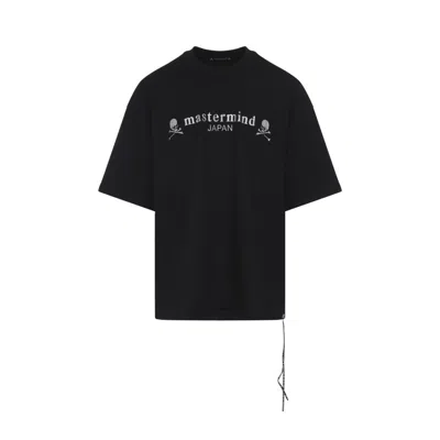 Mastermind Japan Black Crewneck Printed T-shirt
