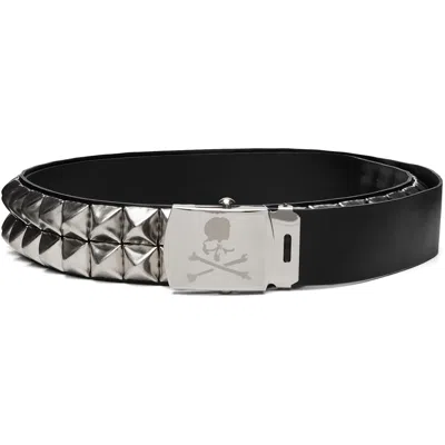 Mastermind Japan Black Double-stud Belt